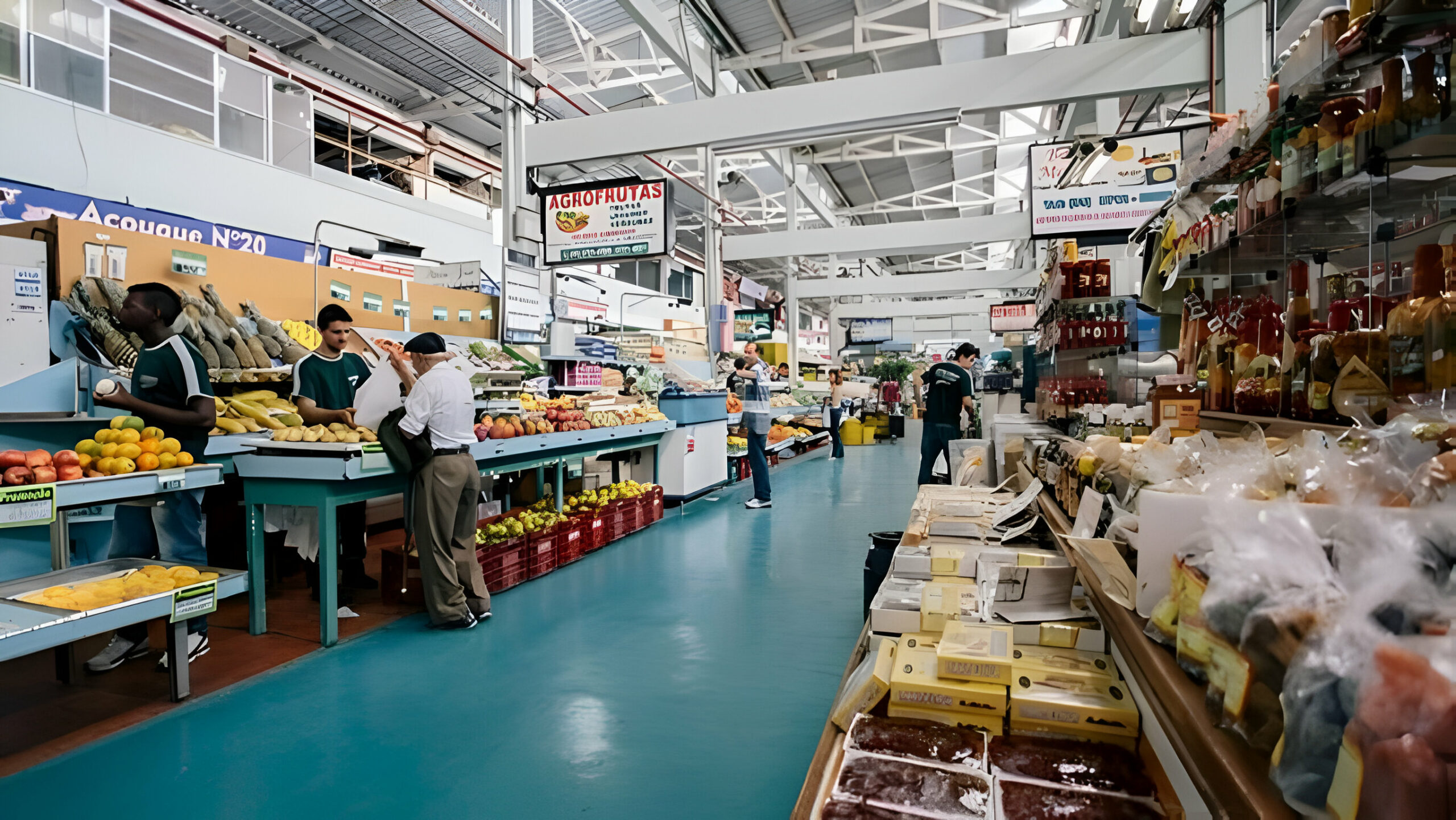 Foto destacando a beleza de Mercado Municipal Poços de Caldas