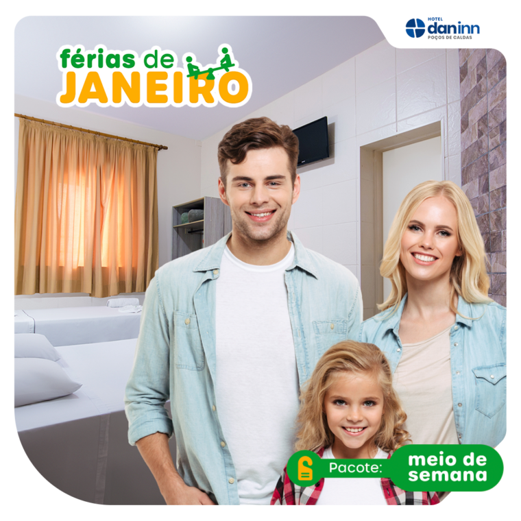 Férias de Janeiro - Meio de Semana - 4 Noites